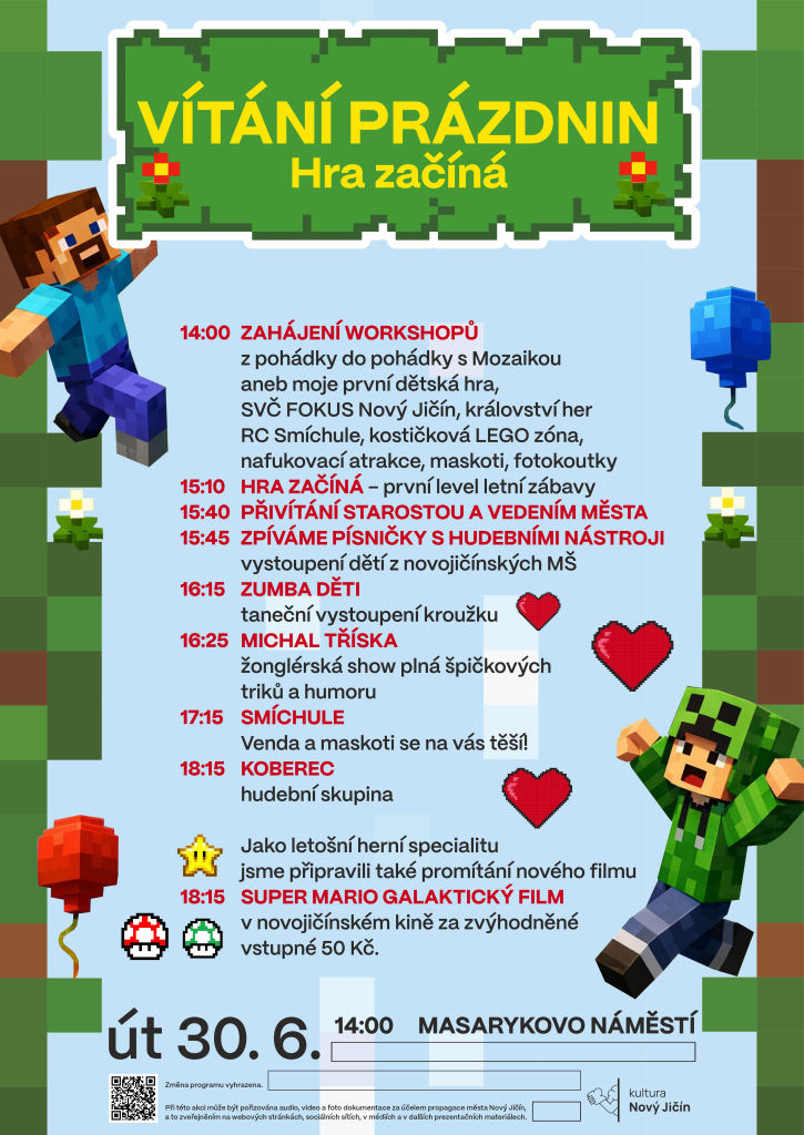 VÍTÁNÍ  PRÁZDNIN