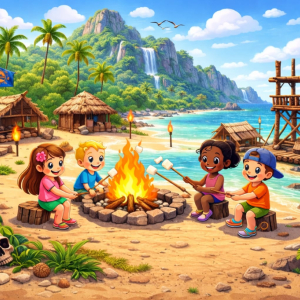 NA OPUŠTĚNÉM OSTROVĚ